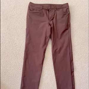 Men’s Lululemon ABC Pants Brown Khaki